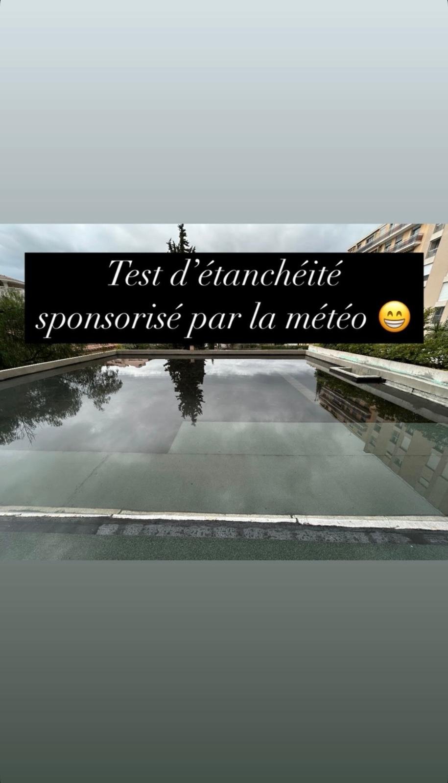 Test d'étanchéité de terrasse réalisé par RH Étanchéité dans le Var